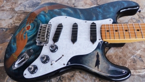 Strat Guitar Touched by Criman